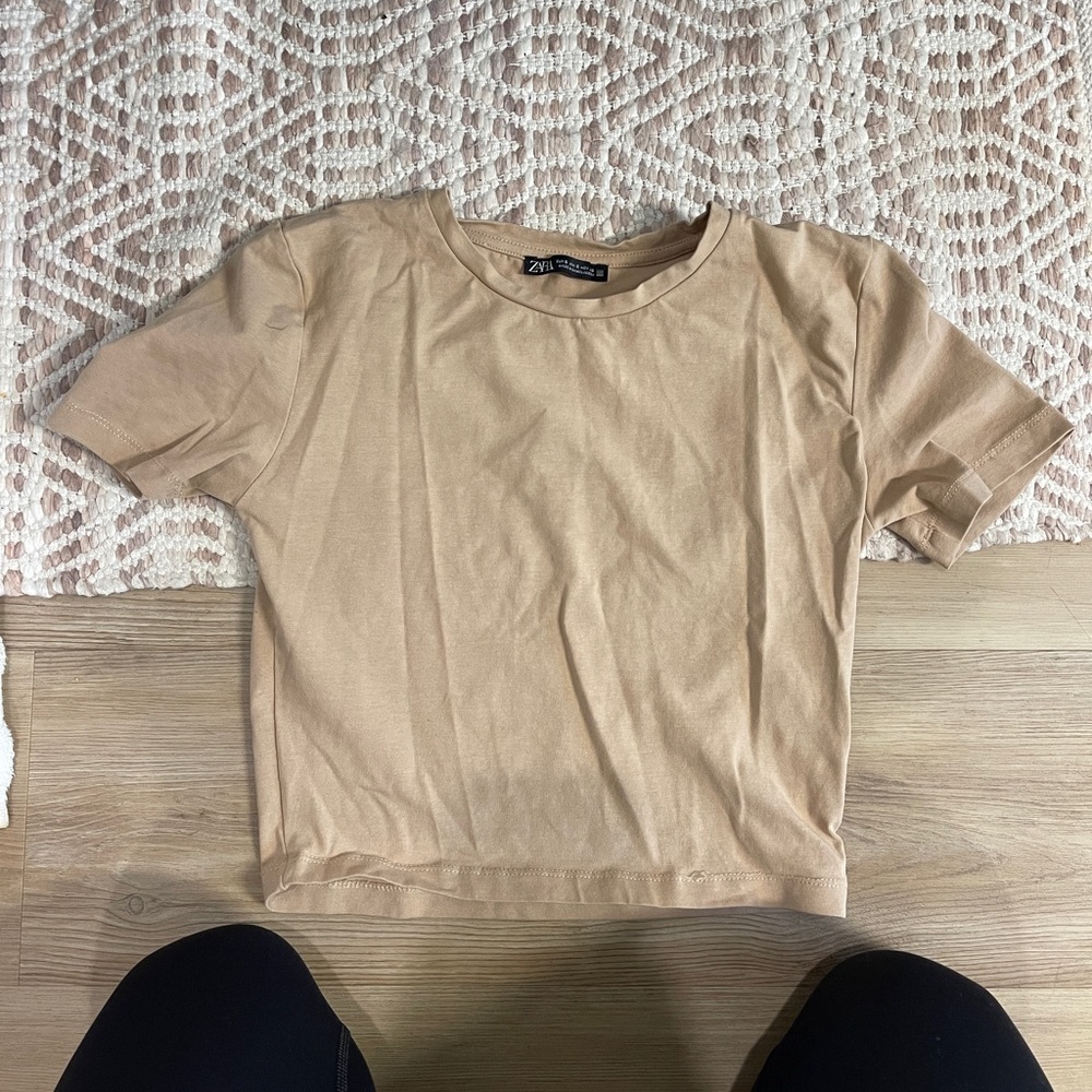 Brown Zara top